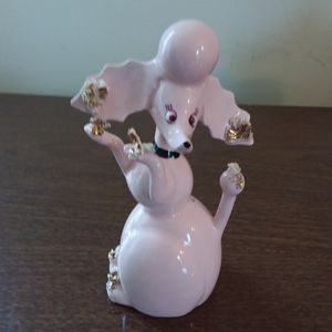 Vintage Norcrest pink poodle Japan